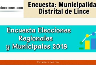 Encuesta Municipalidad Distrital de Lince Elecciones 2018