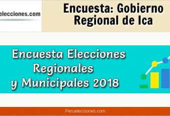 Encuesta Gobierno Regional de Ica Elecciones 2018
