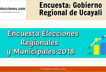 Encuesta Gobierno Regional de Ucayali Elecciones 2018
