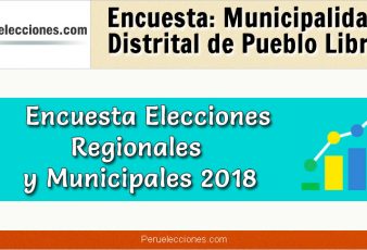 Encuesta Municipalidad Distrital de Pueblo Libre Elecciones 2018