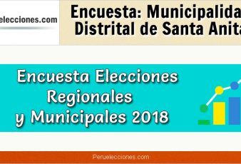 Encuesta Municipalidad Distrital de Santa Anita Elecciones 2018