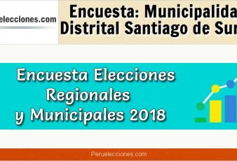 Encuesta Municipalidad Distrital de Santiago de Surco Elecciones 2018