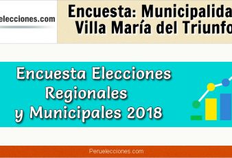 Encuesta Municipalidad Distrital de Villa María del Triunfo Elecciones 2018