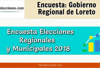 Encuesta Online Gobierno Regional de Loreto Elecciones 2018