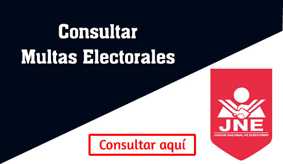 Consultar Multas Electorales JNE 2020