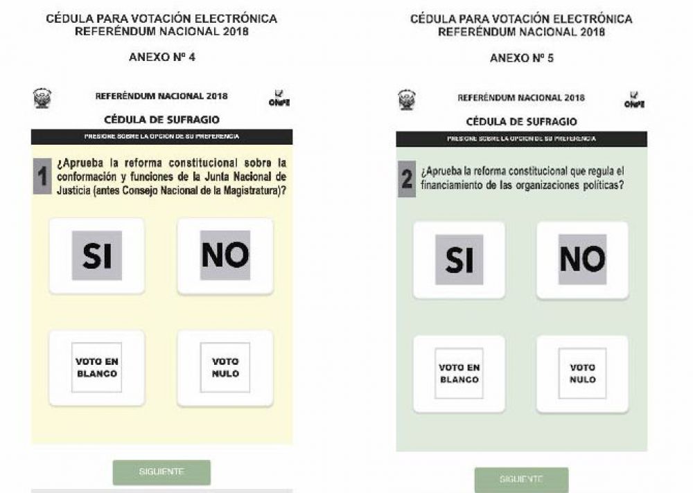 Cédula virtual referéndum 2018
