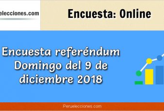 Encuesta Referéndum 2018 Intención de Voto