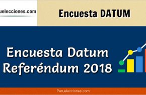 Encuesta referéndum 2018 DATUM